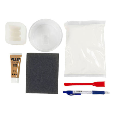 Creativ company hobby set résine coulée, figurine, beige, blanc cassé, 1 boîte
