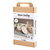 Creativ company hobby set résine coulée, pot avec couvercle, beige, blanc cassé, 1 boîte