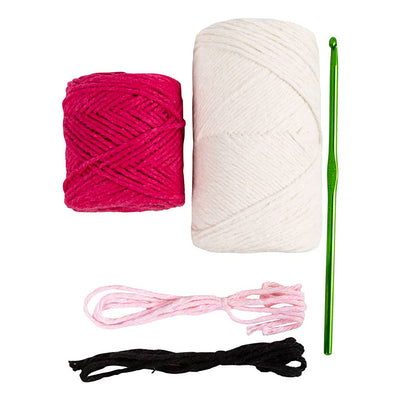 Creativ company hobby set amigurumi, mouton, rose, blanc cassé, 1 boîte