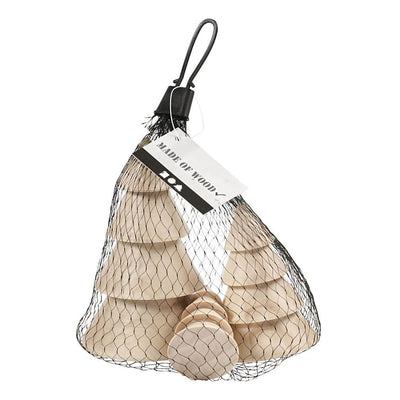 Creativ company Sapins de Noël en bois, h : 5+7,5+10 cm, d 3,5+5,4+6,7 cm, 3 pièces 1 boîte