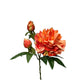Roberts collection fleur artificielle pivoine spray 64cm orange