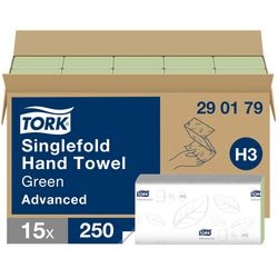 Serviettes en papier pliées Tork Advanced V-fold 2 couches