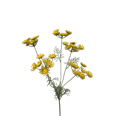 Roberts collection fleur artificielle aneth 80cm jaune