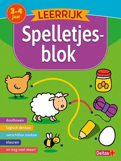 Bloc de jeu instructif deltas (3-4 ans)