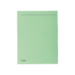 Chemise 3 rabats exacompta folio 24x32cm 80g vert