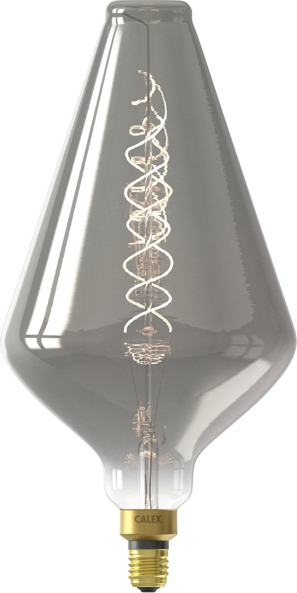 Calex vienna xxl titane - lampe LED e27 - source de lumière à filament dimmable - 4w - lumière blanc chaud