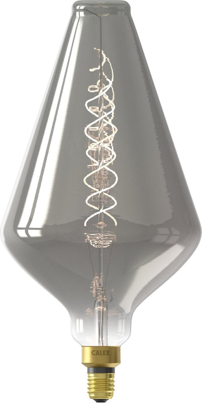 Calex vienna xxl titane - lampe LED e27 - source de lumière à filament dimmable - 4w - lumière blanc chaud