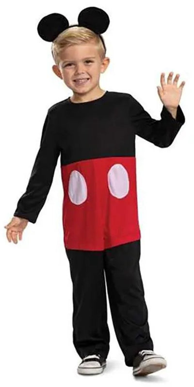 Déguisement disney - préscolaire cg mickey friends, costume de mickey classique, taille s (2t ans), garçon