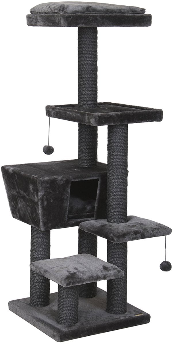 Arbre à chat Ebi Trend North Dakota - Arbre à chat - Gris - 48 x 48 x 141 cm
