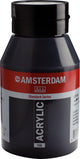 Pot de peinture acrylique série standard Amsterdam 1000 ml noir oxyde 735