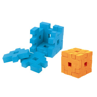 Toi-toys puzzle cube en mousse 3d 4 pièces assorties | 6 pièces