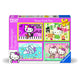 Puzzle Hello Kitty 4 en 1 100 pièces