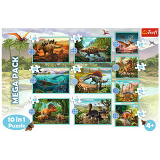 Trefl Puzzle Dino 10 en 1