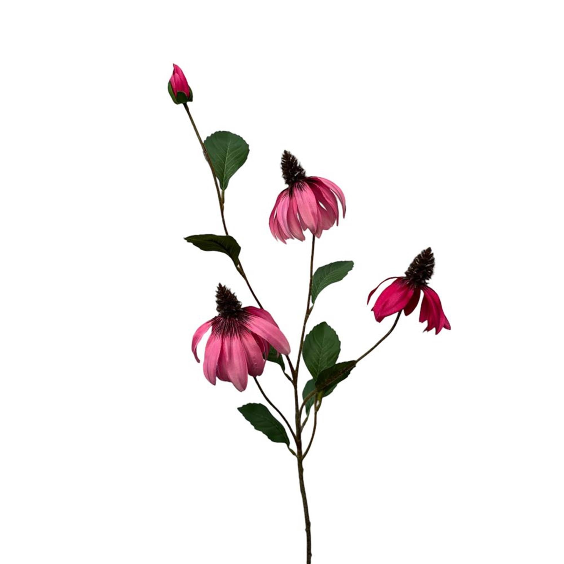 Roberts collection fleur artificielle rudbeckia spray 83cm rose