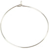 Boucle d'oreille Creativ company, d 30 mm, plaqué argent, 6 pièces 1 boîte