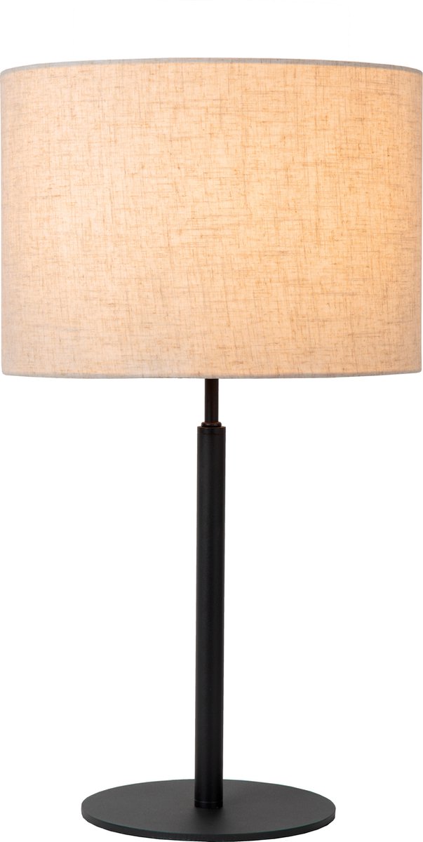 Lucide maya - lampe de table - ø 26 cm - 1xe27 - beige - japandi