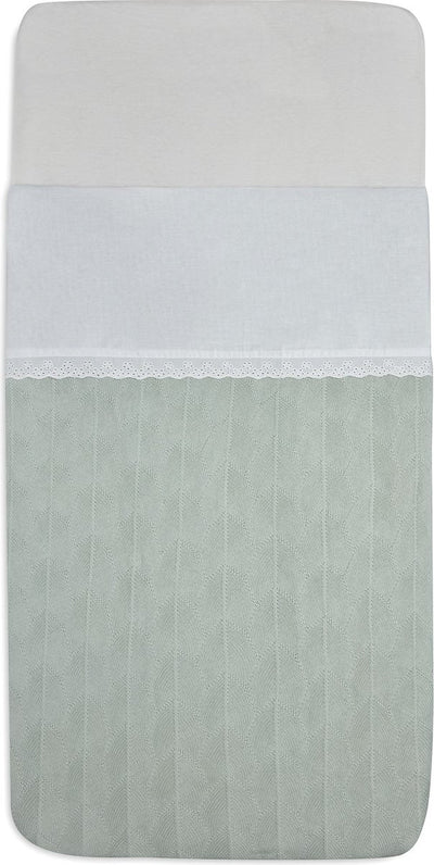Jollein drap bébé berceau 75x100cm dentelle ivoire