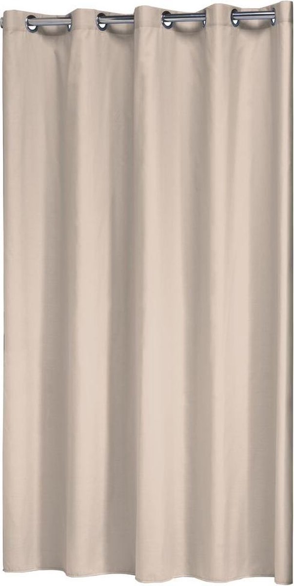 Rideau de douche en peau sceaux sceaux coloris 180x200 cm ecru