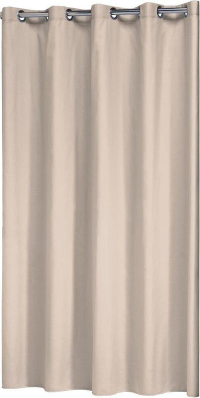 Rideau de douche en peau sceaux sceaux coloris 180x200 cm ecru