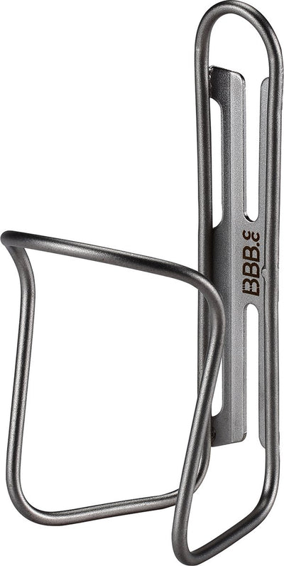Bbb cycling steelcage - porte-bidon en acier inoxydable - 30 mm - plusieurs options de montage - vélo de course, gravel VTT - porte-bidon argent - bbc-51