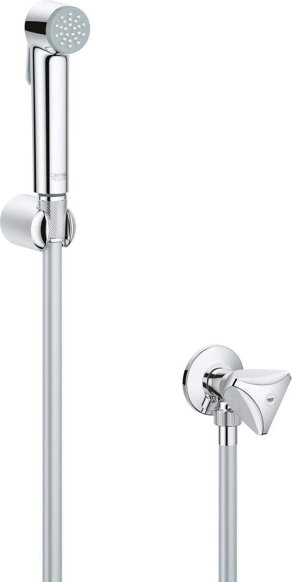 Grohe nouvel ensemble de pomme de douche à jet de gâchette tempesta-f 30 - avec valve d'angle