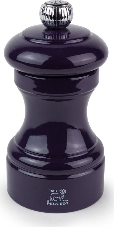 Moulin à poivre bistro Peugeot 10 cm - aubergine - bois PEFC