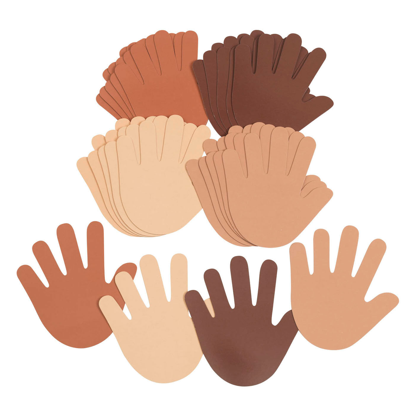 Colorations - couleurs comme mes mains, lot de 24 (4 couleurs)