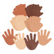 Colorations - couleurs comme mes mains, lot de 24 (4 couleurs)