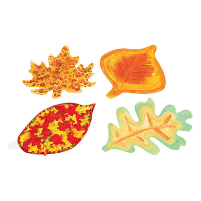 Colorations - feuilles artisanales géantes en carton, 24 pièces