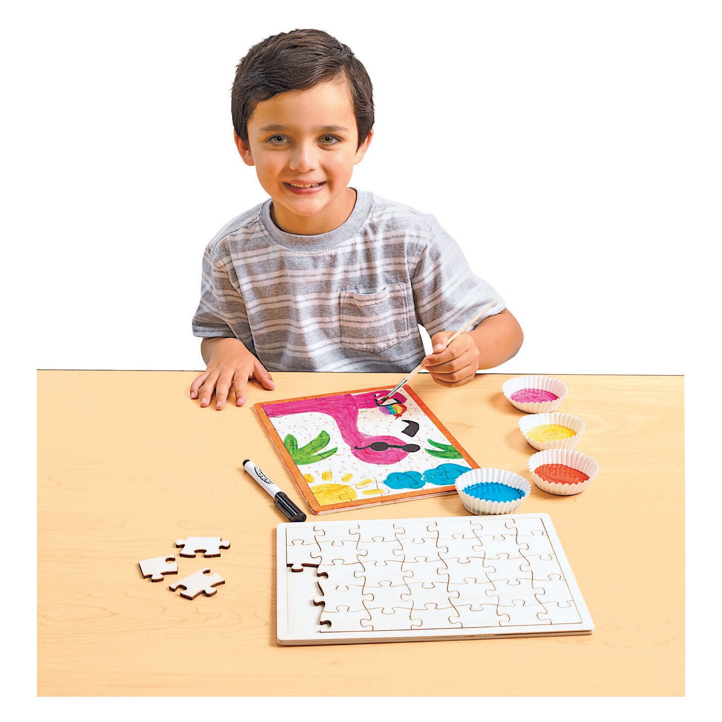 Faites votre propre puzzle en bois, 6e.