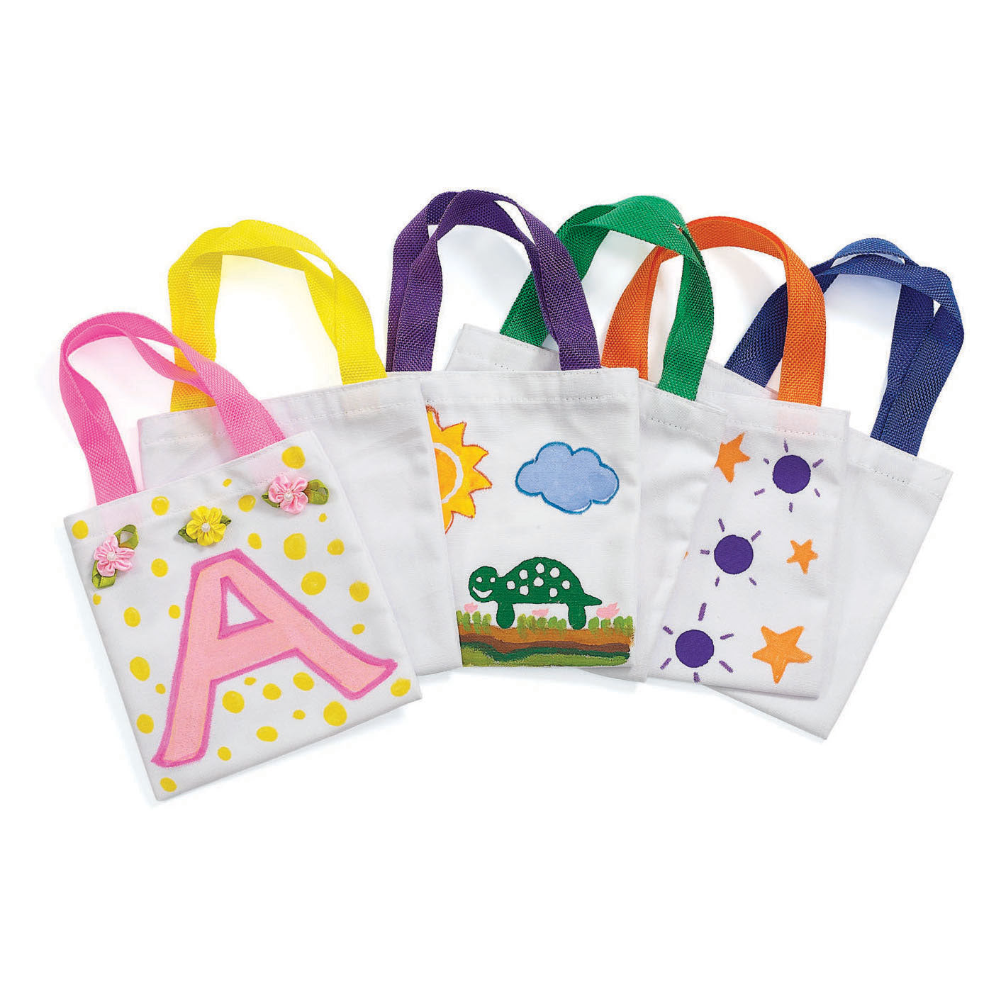 Colorations - Mini Bags de transport en toile, 24e.