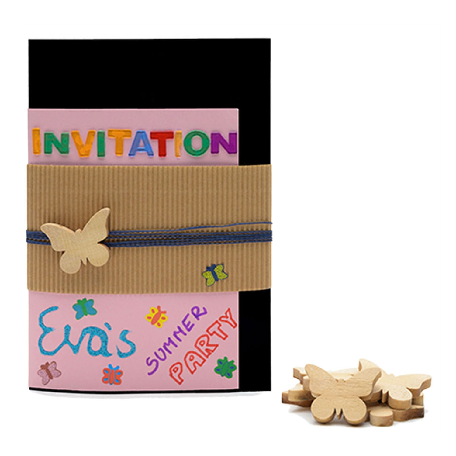 Colorations - Papillons en bois Small, 20e.