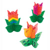 Colorations Faire et décorez votre propre tulipe en bois, ensemble de 12