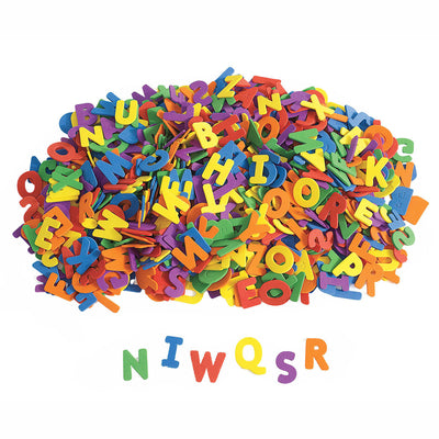 Colorations - Lettres en mousse ABC dans un seau, 2208pcs.