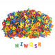Colorations - Lettres en mousse ABC dans un seau, 2208pcs.