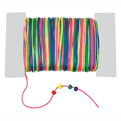 Colorations - Cordon de perle en satin Rainbow, 91 mtr.