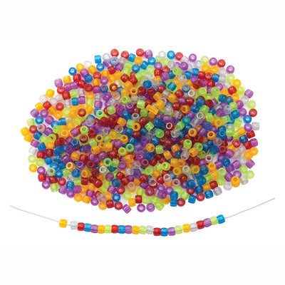 Colorations Perles de filetage scintillant Color dans le sac, 453 grammes