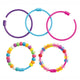 Colorations - bracelets de perles avec fermoir, lot de 24
