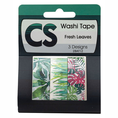 Colorations - Washi Tape Plants 3 rouleaux, 5mtr.