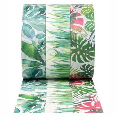 Colorations - Washi Tape Plants 3 rouleaux, 5mtr.