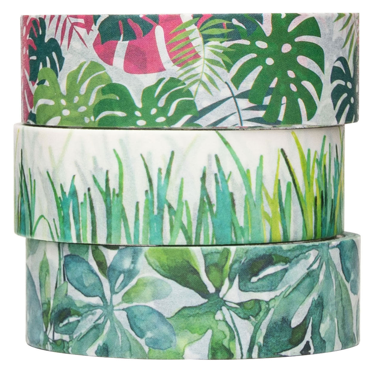 Colorations - Washi Tape Plants 3 rouleaux, 5mtr.