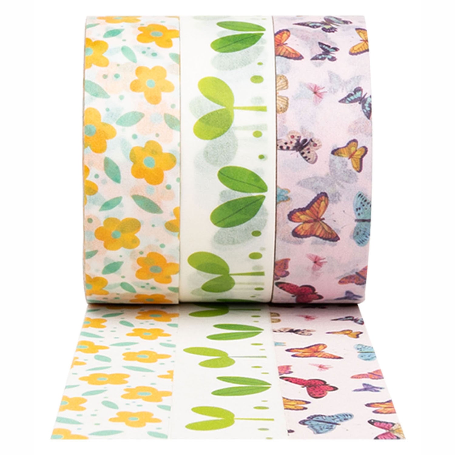 Colorations - Washi Tape Spring 3 rouleaux, 5mtr.