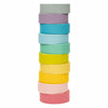 Colorations - Couleurs pastel de bande Washi, ensemble de 10