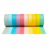 Colorations - Couleurs pastel de bande Washi, ensemble de 10
