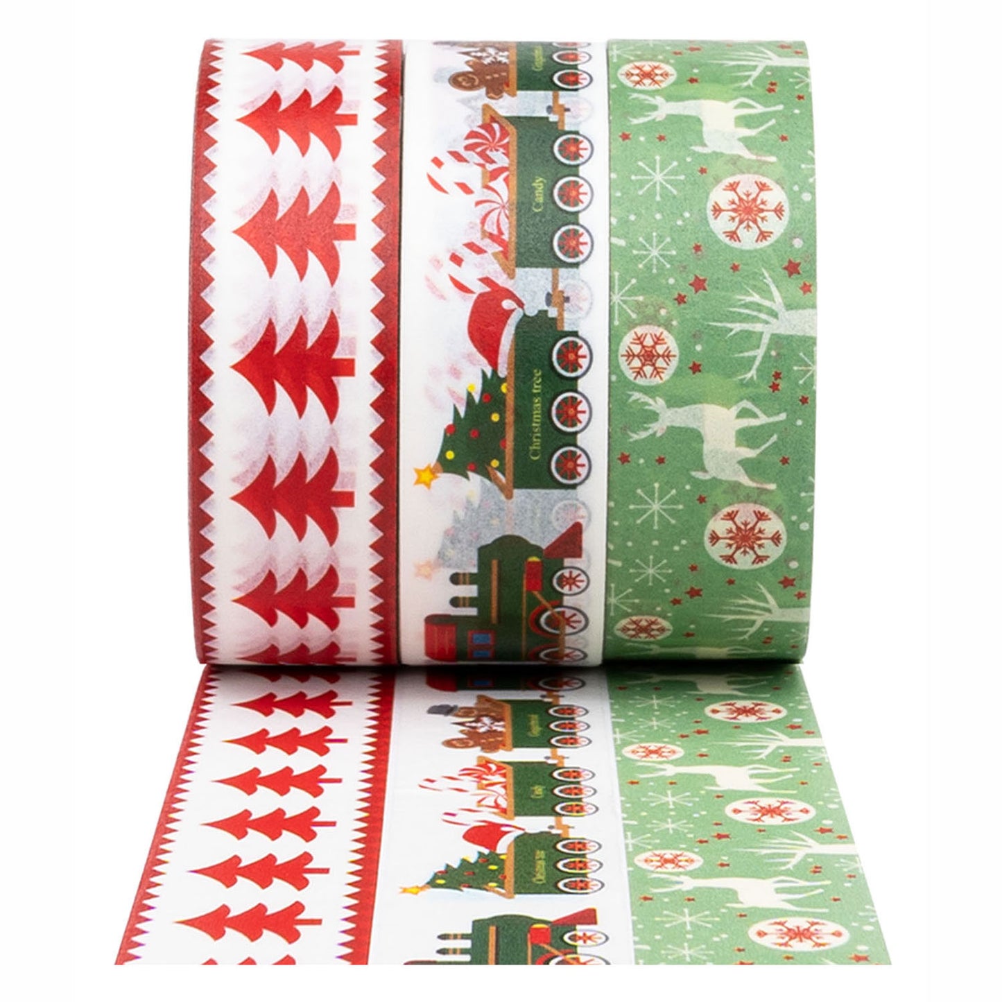 Colorations - Washi Tape Christmas 3 Rolls, 5mtr.