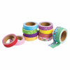 Colorations - tissu ruban et motifs, lot de 12