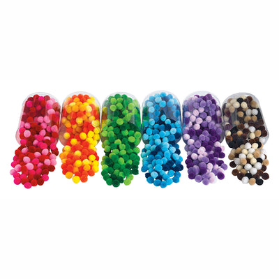 Colorations - Pompomps 6 couleurs, 1500st.