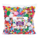 Colorations Sac de pompons 450g, 1200pcs.