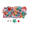 Colorations - Colored Flower Strasstones, 300st.