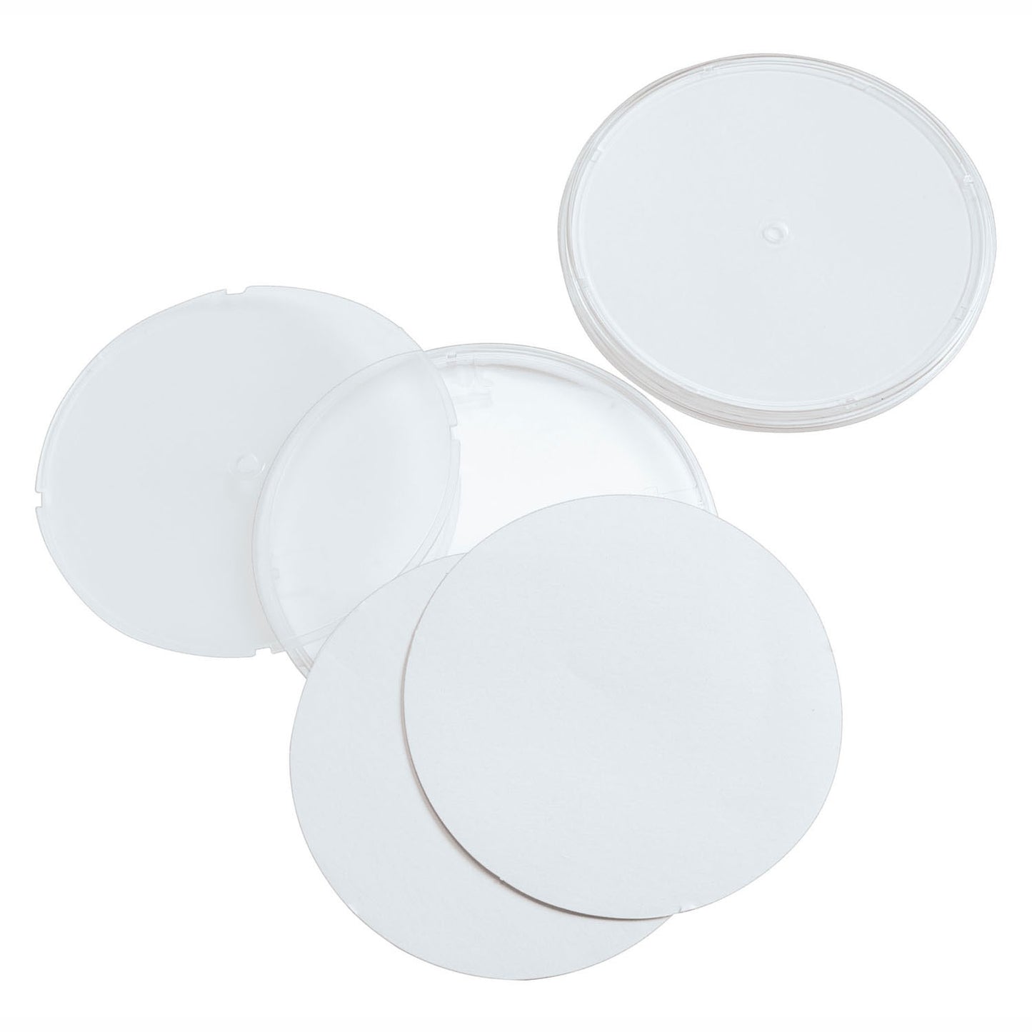 Colorations - Décorez vos propres sous-verres transparents, ensemble de 12